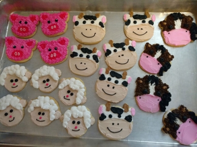Farm Animals Birthday Cookies 01